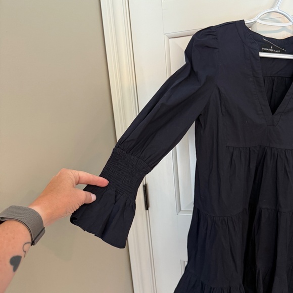 Tuckernuck Pomander Place Black Crepe Kenzo Dress 45714 - Picture 7 of 13